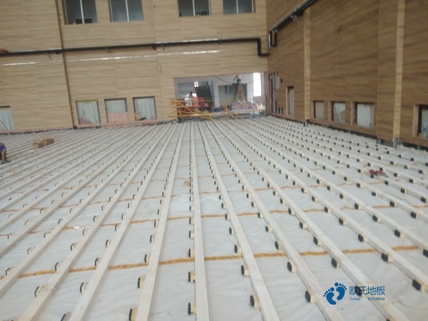 歐氏22mm厚籃球場木地板3