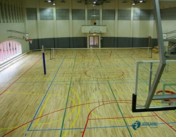 大學(xué)運(yùn)動場木地板2