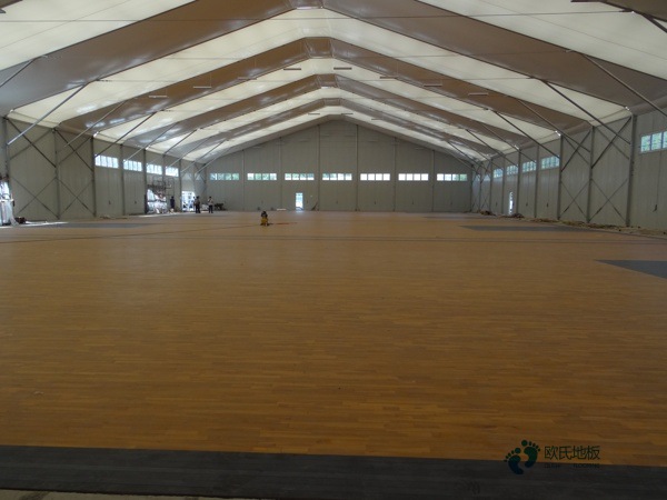 板式龍骨籃球木地板報價